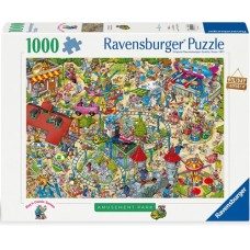 1000 pc Ravensburger Puzzle - Holiday Resort 4 The Amusement Park